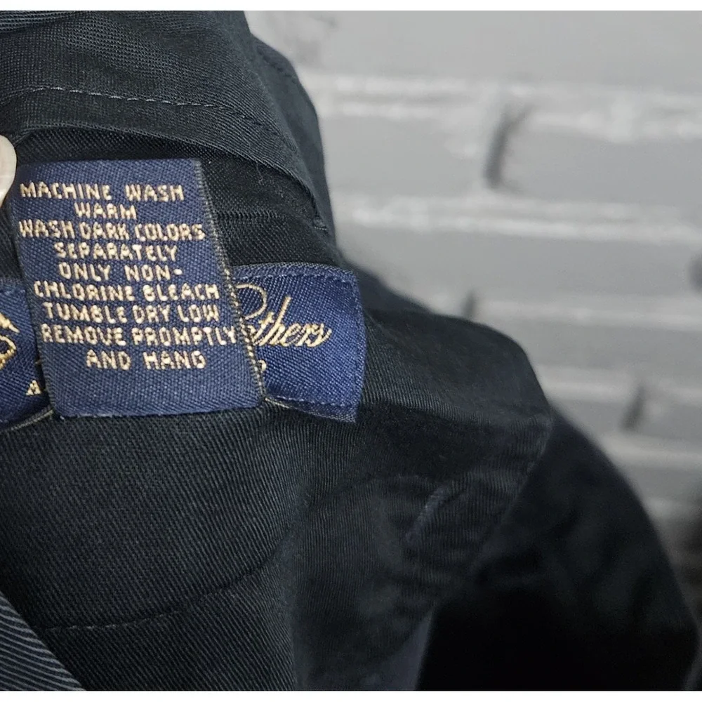 Brooks Brothers Advantage Chino Elliott Mens Pants Blue 40 X‎ 30